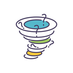 Rapid ideation RGB color icon. Ideas storm. Fast alternative solutions exploration. Brainstorming technique. Innovative ideas quick generation. Creativity approach. Isolated vector illustration