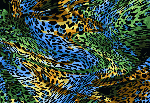 animal skin pattern vector