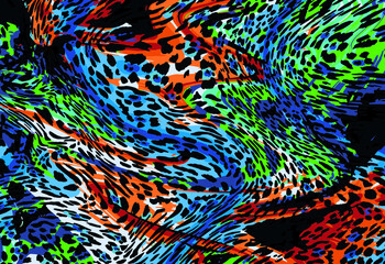 abstract animal skin pattern vector