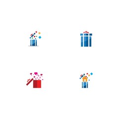 Gift Box Icon Vector