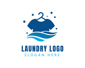 laundry logo clothes logo simple logo