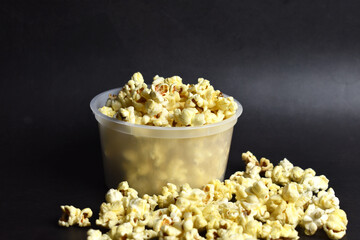 popcorn in a bowl