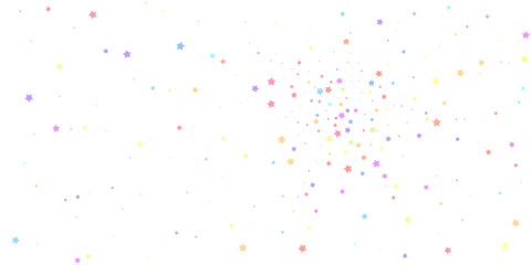 Festive confetti. Celebration stars. Colorful star
