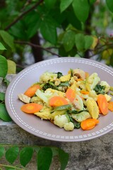 Homemade Cap cay. Popular Chinese Indonesian 