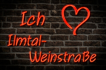 Obraz premium Ilmtal-Weinstraße