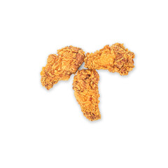 3 fried chicken nuggets