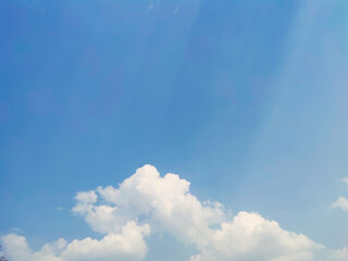 blue sky with clouds