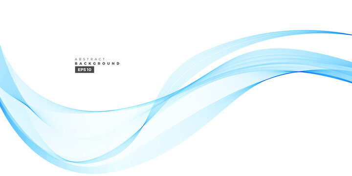 Blue line wave background for multipurpose usage like brochure, cover, flyer. 
Abstract wave graphic element
