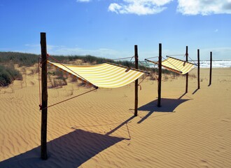 On a beach. Portugal