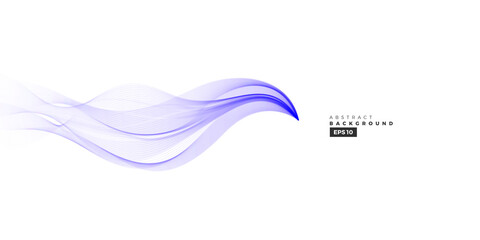 Wave vector element with abstract violet lines for website, banner and brochure, Curve flow motion illustration, Vector lines, Modern background design.