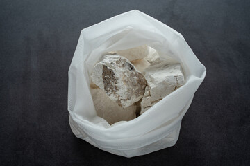 A bag of moisture-proof quicklime