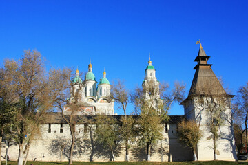 Orthodox Christian Cathedral in the Astrakhan Kremlin