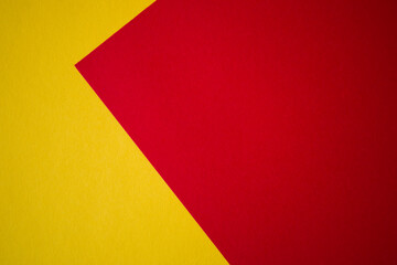 Red and yellow abstract colored paper background, template, greeting card