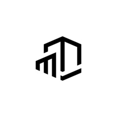 Logo design MM vector, MM minimal logo, Modern initial letter logo