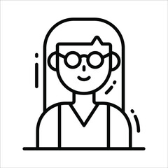 women line icon, Women's day sign and symbol icon.