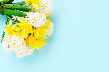 hyacinth and daffodils