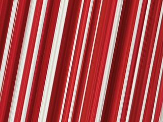 patterns and diagonal designs from red  and white stripes