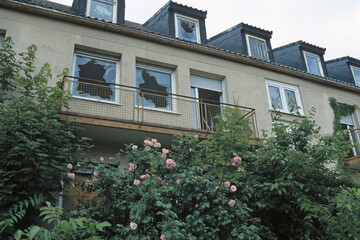 Desolates Wohnhaus in Worms