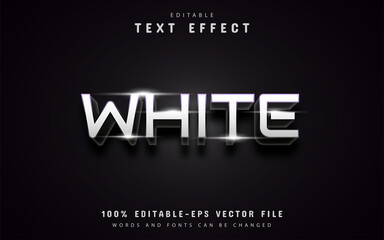 White text effect