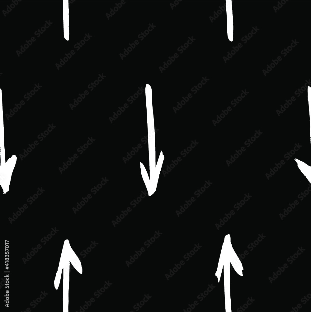 Aufkleber seamless pattern with hand drawn black and white cross. paint objects background for your design. ve