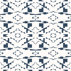 Seamless black and white geometric pattern.