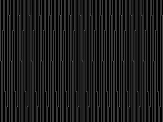 Vertical stripes of abstract pattern. Design geometric lines regular white on black background. Design print for illustration, texture, textile, wallpaper, background. 