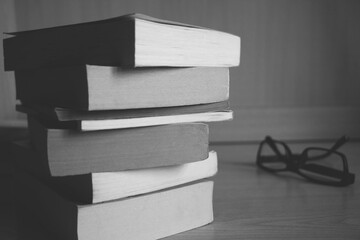 stack of books