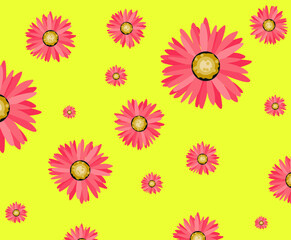 vector flower print pattern, wallpaper and background