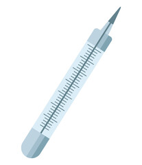 thermometer temperature measure isolated icon