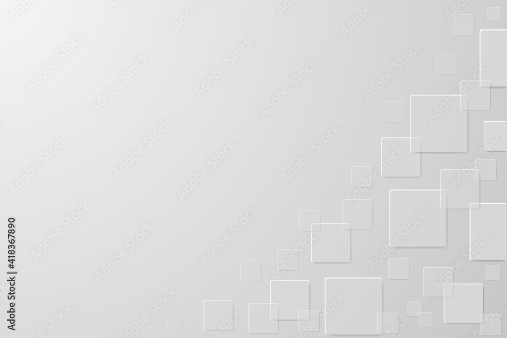 Poster light abstract background with squares and blank space for design. vector illustration
