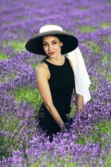 beautiful woman Provence elegance