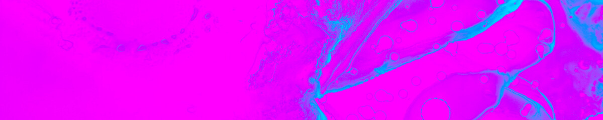 Jungle Ethereal Ink. Blue Original Decoration.