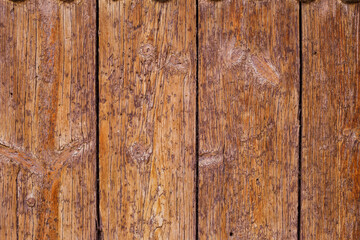 Fototapeta premium Wood textured background old rustic board panel. Decorative grunge retro pattern with natural material wooden surface.