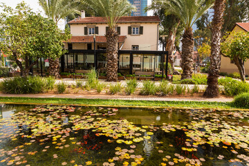 Sarona - old quarter in Tel Aviv, founded by Templers in the 19th century, Israel