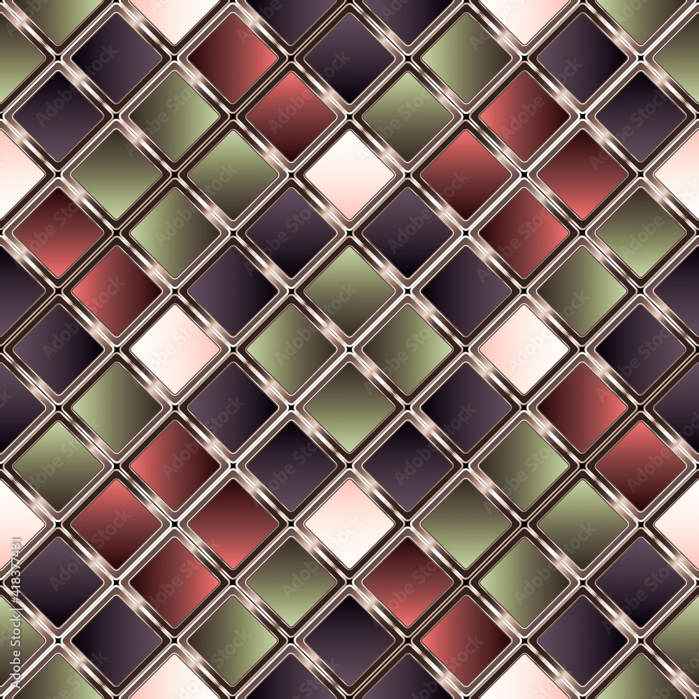Poster abstract geometric background of color squares. multicolored mosaic. colorful pattern. gradient squa