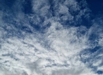 blue sky with clouds