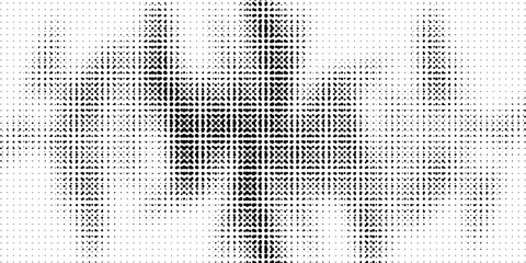 Fototapeta premium Halftone texture with geometric figures.