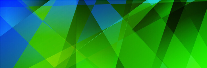 Plakat Abstract blue and green background