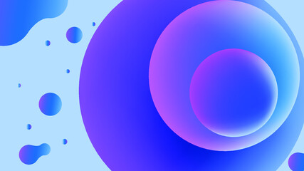 abstract blue background and drops