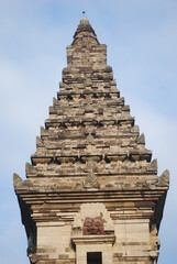 Pasuruan, Indonesia January 14, 2019 - Hindu Jawi Temple stands beautifully and is visited by...