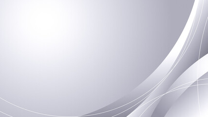 abstract design background simple wave and circle BG C white