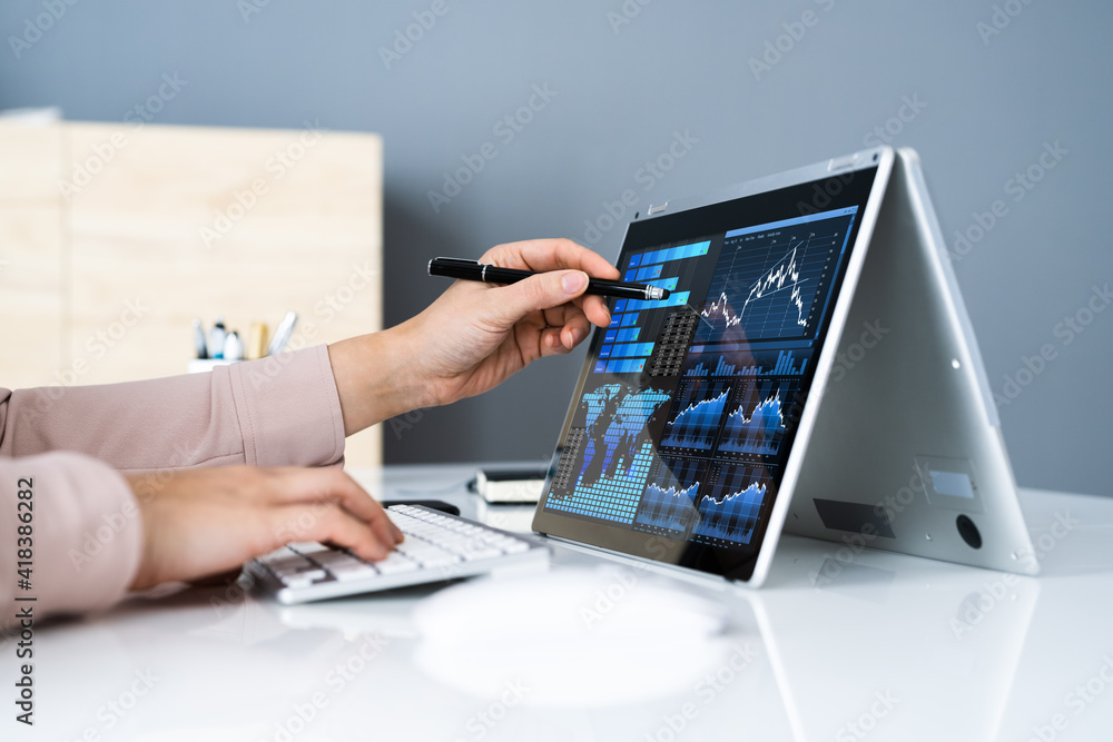 Poster kpi business data dashboard analytics