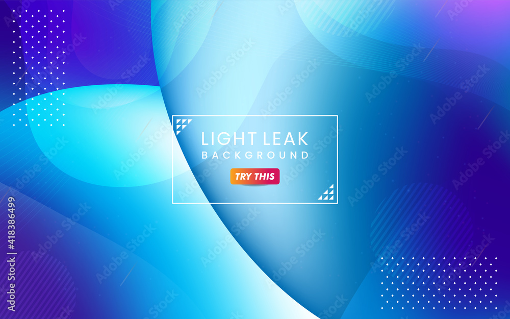 Poster abstract colorful light leak background. modern dynamic background usable for greeting card, banner,