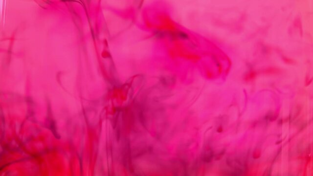 Abstract red texture, Blood in water,  liquid painting, is an amazing organic background for visual effects and motion graphics