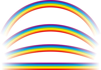 虹をイメージした素材集