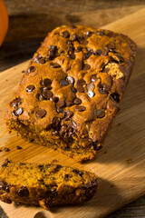 Homemade Organic Pumpkin Loaf Bread