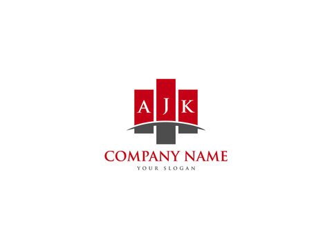 AJK Logo Letter Design For Business
