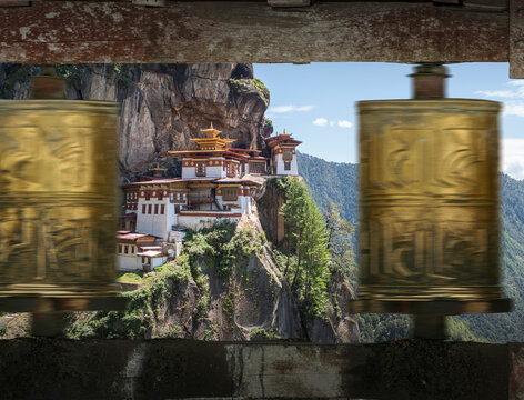 Tiger's Nest, Buddhist monastery near Paro, Bhutan