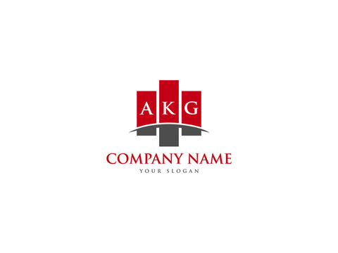 AKG Logo Letter Design For Business