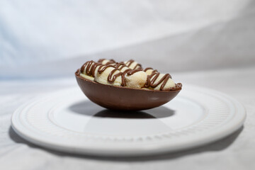 Easter Egg Easter Bunny  - Chocolate Milk